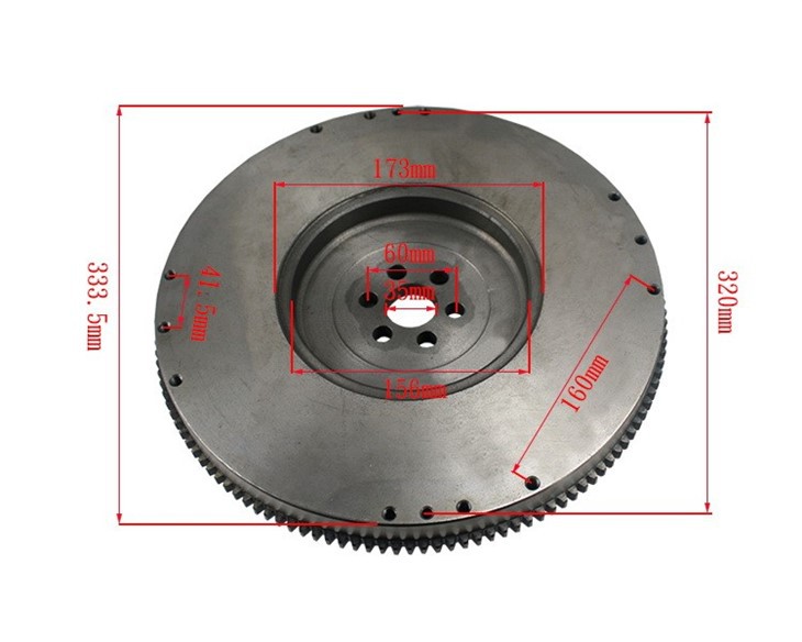 Hanzhi 12310-GW600 Engine Flywheel Assy For H20/K25, 12310-K9600